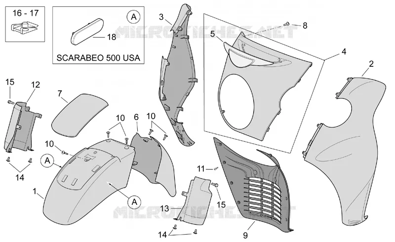 Carrocería delantera II