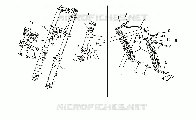 Suspension delantera/trasera