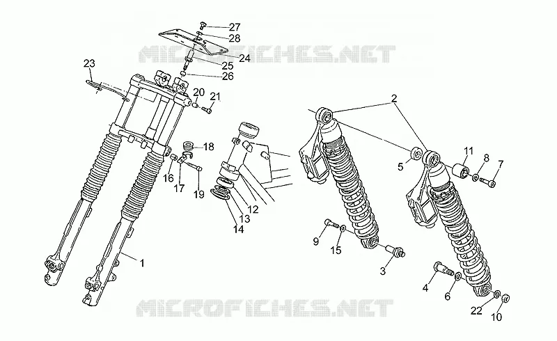 Suspension delantera/trasera