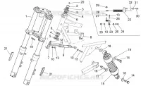Horquilla-suspension tr.