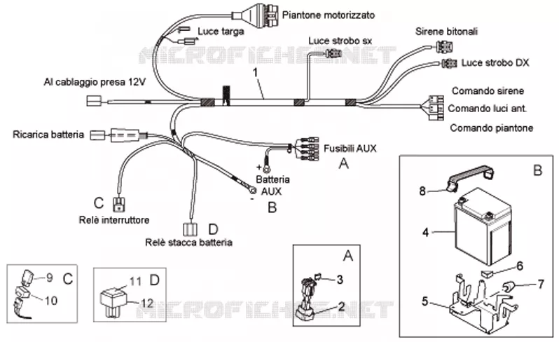 Police ausiliary Electrical system