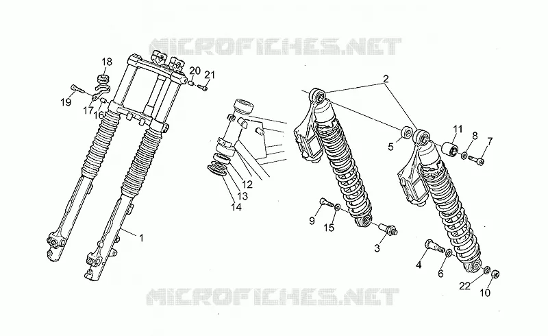 Suspension delantera/trasera