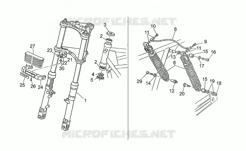 Suspension delantera/trasera