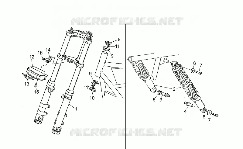 Suspension delantera/trasera