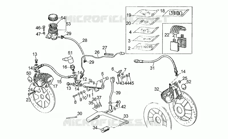 Eq. freno del. izq./post.