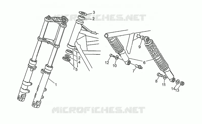 Suspension delantera/trasera
