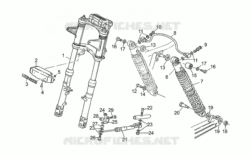 Suspension delantera/trasera