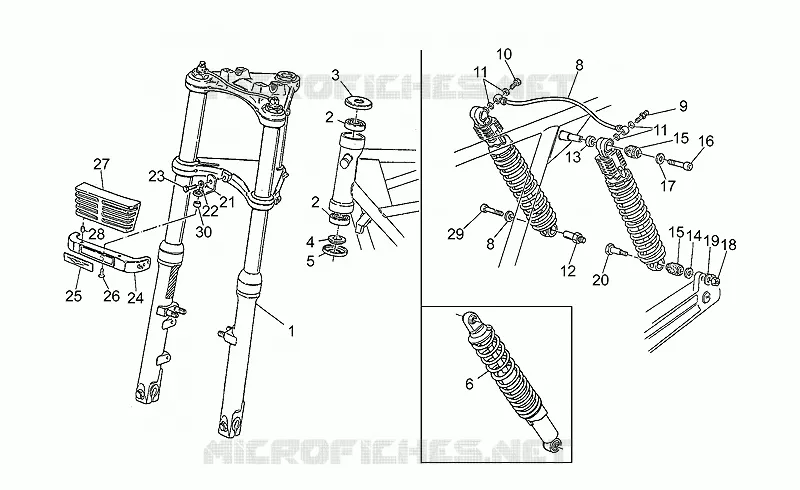 Suspension delantera/trasera