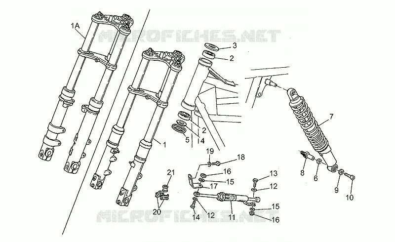 Suspension delantera/trasera