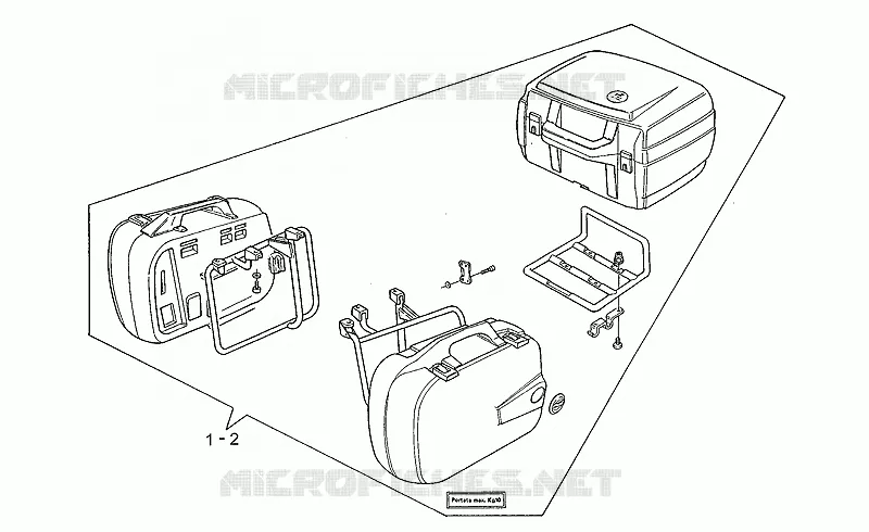 Side cases - Top box