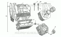 Cárter motor gris