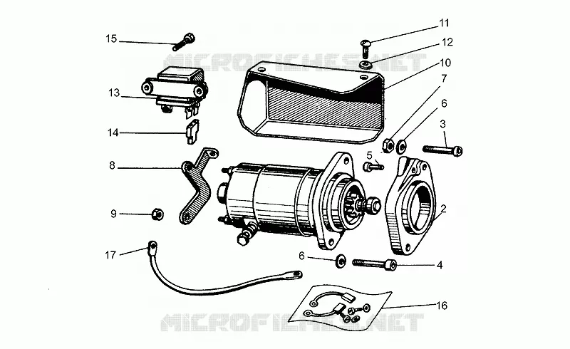 Motor arranque Bendix