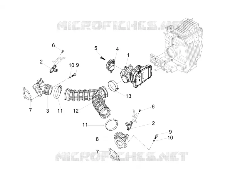Cuerpo válv.estrangulamiento