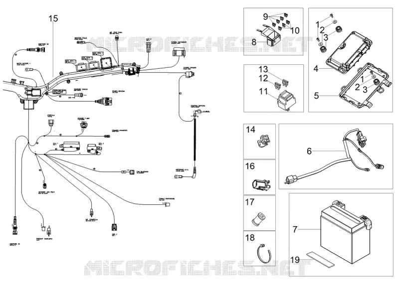 SISTEMA ELÉCTRICO TRASERO