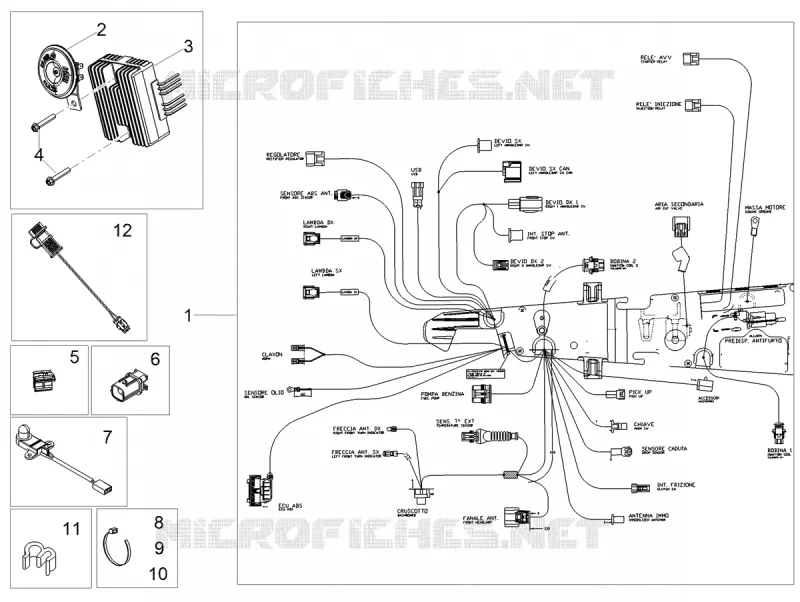 SISTEMA ELÉCTRICO DELANTERO